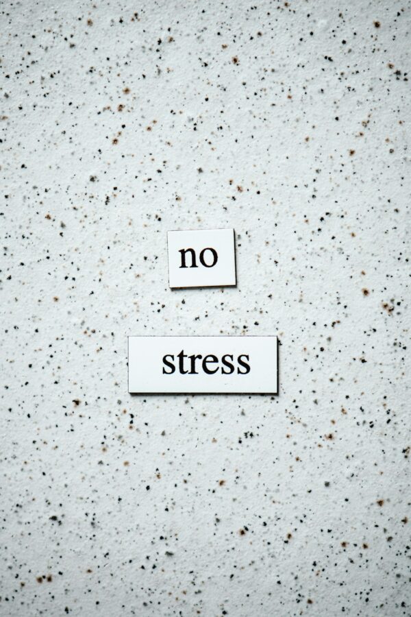 No Stress Print Design for Tshirt