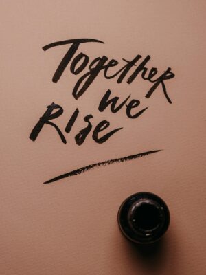 Together We Rise Print Design for Tshirt