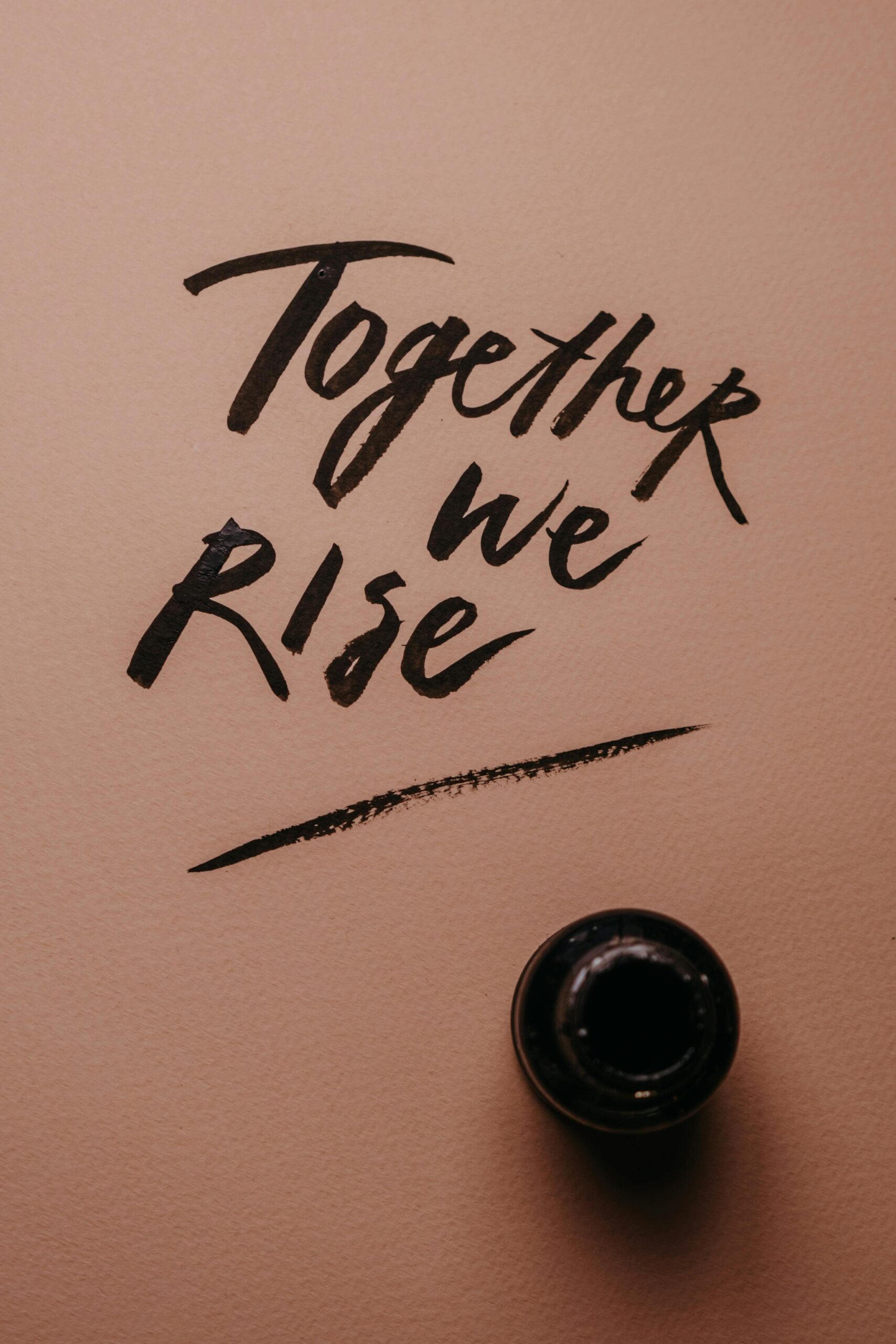 Together We Rise Print Design for Tshirt