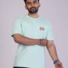 Mint Green 180 GSM Round Neck T-Shirt: Fresh, Comfortable, Timeless!!