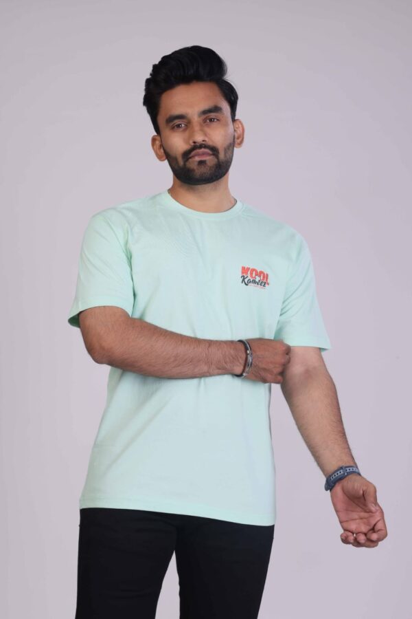 Mint Green 180 GSM Round Neck T-Shirt: Fresh, Comfortable, Timeless!!