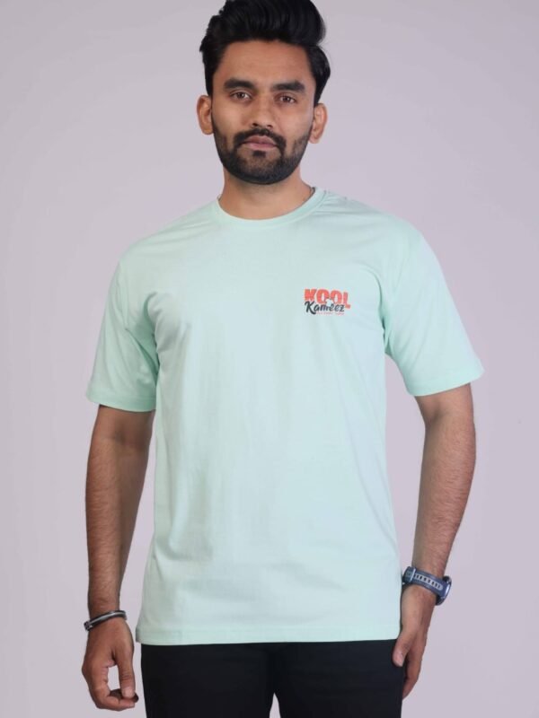 WhatsApp Image 2025-03-02 at 10.56.27 AM (13) Mint Green 180 GSM Round Neck Tee – Kool Kameez