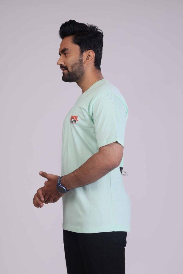 Mint Green 180 GSM Round Neck T-Shirt: Fresh, Comfortable, Timeless!!