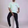 Mint Green 180 GSM Round Neck T-Shirt: Fresh, Comfortable, Timeless!!