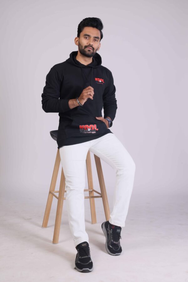 Ultra-Soft 320 GSM Black Hoodie – Premium Fabric, Perfect Everyday Wear