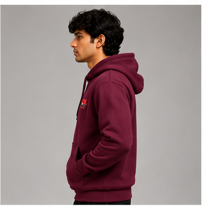 koolkameez_maroon_hoodie_3 Ultra Soft Maroon 320 GSM Hoodie