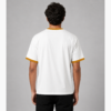 K Crown Ringer T-Shirt – White & Mustard