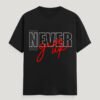 Jet Black 180 GSM Round Neck Tee