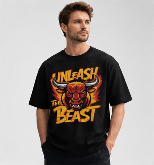 koolkameez_unleash_the_beast_2_HD Black Unleash the Beast Oversize 220 GSM
