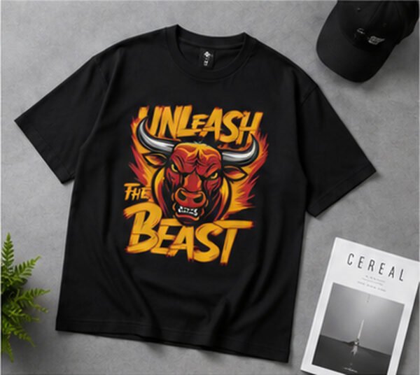 koolkameez_unleash_the_beast_8_HD Black Unleash the Beast Oversize 220 GSM