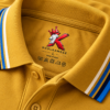 Mustard Yellow with Stripped Tipped Polo - 220 GSM