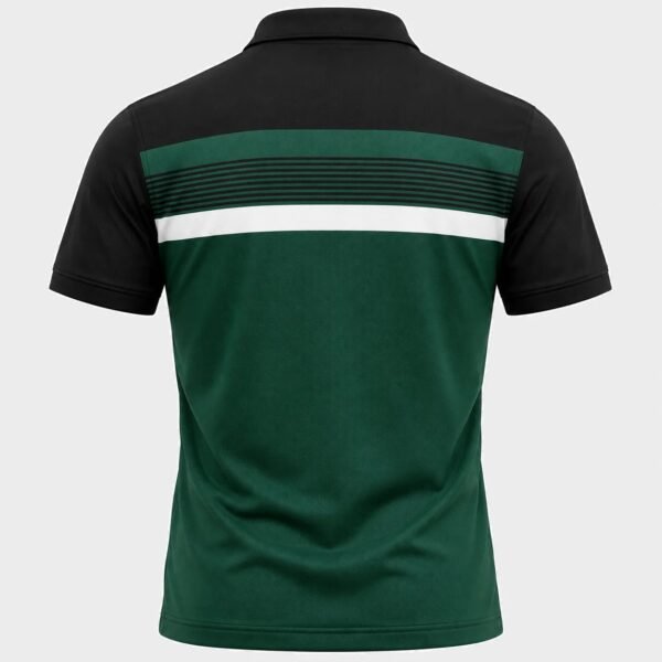 Green - Black Striped Polo - 220 GSM – Kool Kameez