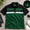 Green - Black Striped Polo - 220 GSM – Kool Kameez
