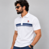 ChatGPT Image Sep 18, 2026, 12_35_05 AM White with Navy Stripped Polo - 220 GSM (Copy)
