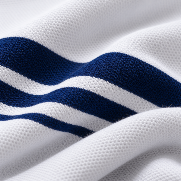 ChatGPT Image Sep 18, 2026, 12_41_21 AM White with Navy Stripped Polo - 220 GSM (Copy)