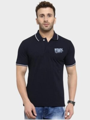 Photoroom-20241106_013951 Navy Blue & White Tipping Polo – Kool Kameez