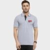 Grey Melange with Black tipping Polo – Kool Kameez