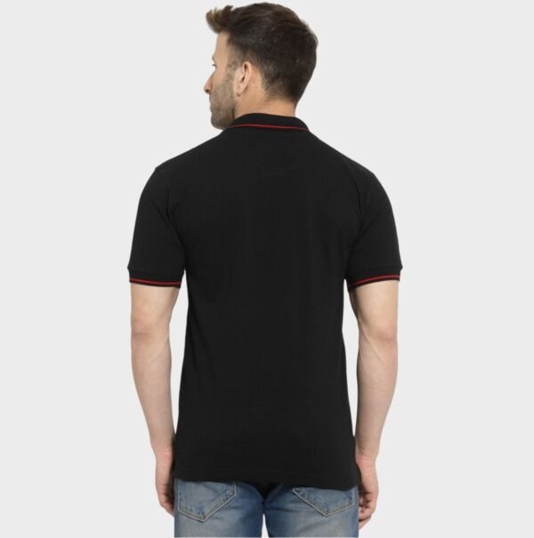 Black with Red tipping Polo – Kool Kameez