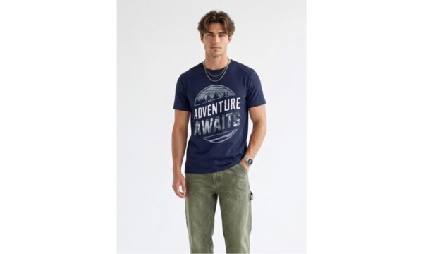 adventure-awaits-navyblue-main Adventure Awaits Round Neck T-Shirt