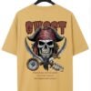 Beige 220 GSM Oversized Tee