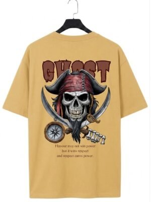 Beige 220 GSM Oversized Tee