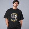 Boombox Hipster 240 GSM Oversized Tee in black, front view – Kool Kameez