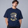 Boombox Hipster 240 GSM Oversized Tee in navy blue, front view – Kool Kameez