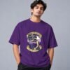 Boombox Hipster 240 GSM Oversized Tee in purple, front view – Kool Kameez