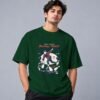bowling-world-competition-tshirt-bottle-green-front Bowling World Competition 240 GSM Oversized Tee in bottle green, front view – Kool Kameez
