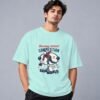 bowling-world-competition-tshirt-mint-front Bowling World Competition 240 GSM Oversized Tee in mint, front view – Kool Kameez