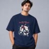 bowling-world-competition-tshirt-navy-blue-front Bowling World Competition 240 GSM Oversized Tee in navy blue, front view – Kool Kameez