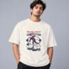 bowling-world-competition-tshirt-off-white-front Bowling World Competition 240 GSM Oversized Tee in off white, front view – Kool Kameez
