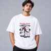 bowling-world-competition-tshirt-white-front Bowling World Competition 240 GSM Oversized Tee in white, front view – Kool Kameez