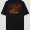 extinct era oversized t-shirt black back