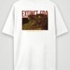 extinct era oversized t-shirt white back