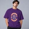 Eat Sleep Ride Motocross 240 GSM Oversized Tee in purple, front view – Kool Kameez