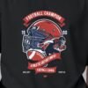 Football Champion League 240 GSM Oversized Tee, print close-up – Kool Kameez