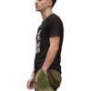 Game Over Pixel Skull Round Neck T-Shirt in Black, side view