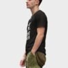 Game Over Pixel Skull Round Neck T-Shirt in Black, side view