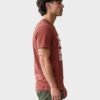 Game Over Pixel Skull Round Neck T-Shirt in Brown, side view