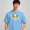 i-love-music-giraffe-round-neck-tshirt-sky-blue-full I Love Music giraffe round neck t-shirt in sky blue, front