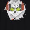 i love music husky round neck tshirt print detail i love music husky round neck tshirt print detail