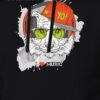 i love music tiger yo hoodie print detail i love music tiger yo hoodie print detail