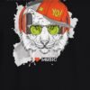 i love music tiger yo round neck tshirt print detail i love music tiger yo round neck tshirt print detail