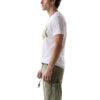 Incredible Hulk Textured Print Round Neck T-Shirt in White, side view Incredible Hulk Textured Print Round Neck T-Shirt in White, side view