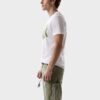 Incredible Hulk Textured Print Round Neck T-Shirt in White, side view Incredible Hulk Textured Print Round Neck T-Shirt in White, side view