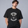 indian-chief-biker-tshirt-black-front Indian Chief Motor Club 240 GSM Oversized Tee in black, front view – Kool Kameez