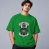 indian-chief-biker-tshirt-flag-green-front Indian Chief Motor Club Retro Round Neck T-Shirt in flag green, front view – Kool Kameez