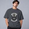 indian-chief-biker-tshirt-steel-grey-front Indian Chief Motor Club Retro Round Neck T-Shirt in steel grey, front view – Kool Kameez