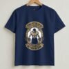 King Of The Gym Round Neck T-Shirt - Navy Blue - Front View